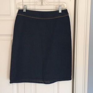 Ann Taylor denim petite skirt